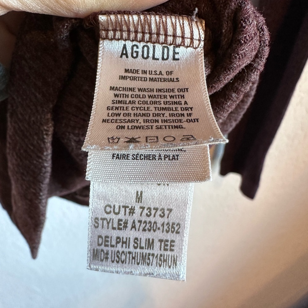 Agolde Delphi slim tee - Picture 5 of 5